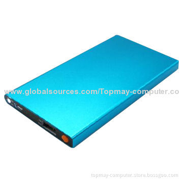 Power Bank with Lithium Polymer Battery, 4,300mAh Capacity